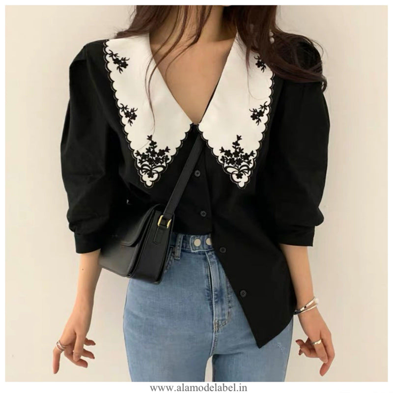 Tempa Vintage Blouse - Alamode By Akanksha