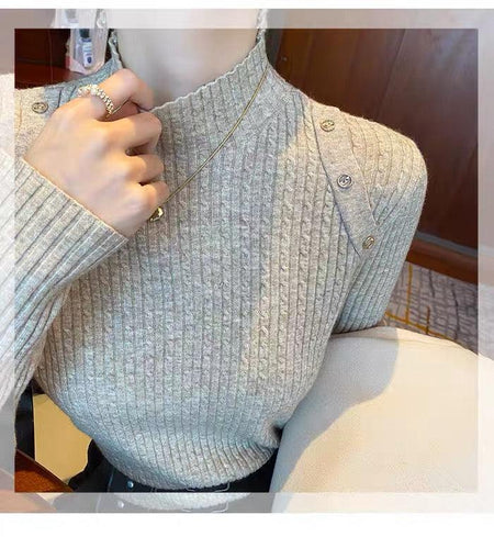 Grey - Derek Buttoned Sweaters