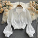 Astley Buttoned Y2K Summer Top - Alamode By Akanksha