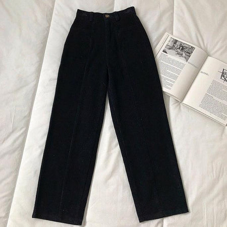 Black - Coco Corduroy Pants