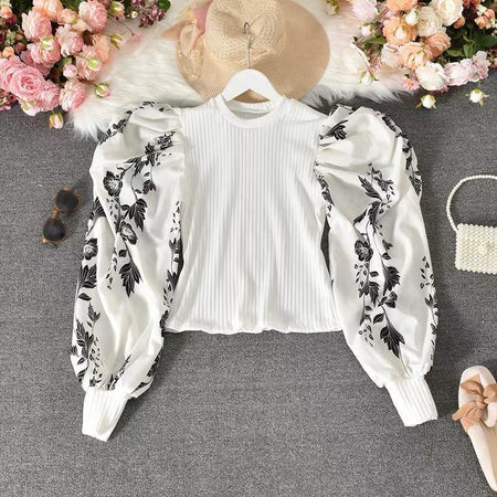 Bello Puffed Sleeve Blouse - Alamode By Akanksha