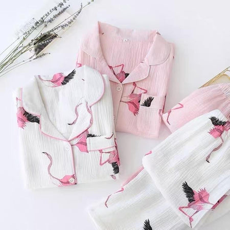 White - Flamingo Luxury Nightsets
