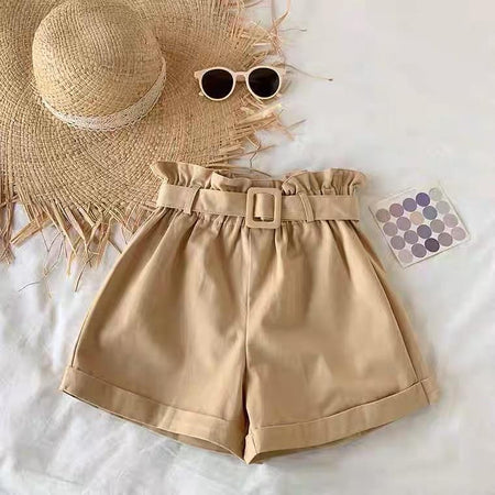 Beige - Tebby Statement Shorts