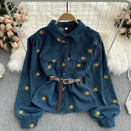 Blue - Cynthia Corduroy Jacket