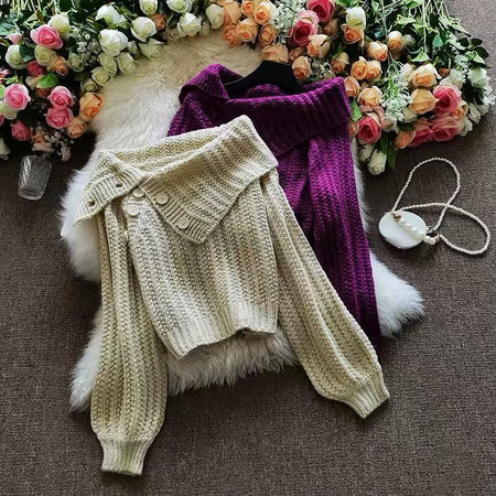 Purple - Telsa luxury sweaters