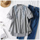 Becky Embroidered Hi-Lo Tops - Alamode By Akanksha