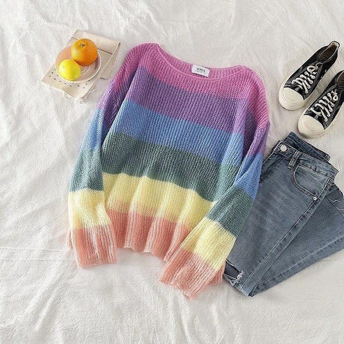 Rainbow Pullover - Alamode By Akanksha