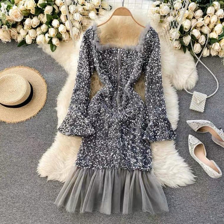 Blair Sequined Party Dress - Alamode By Akanksha