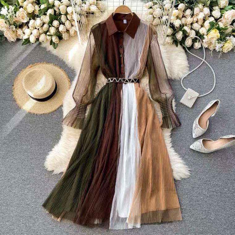 Harold Mesh Detailed Dress - Alamode By Akanksha