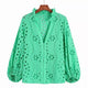 Marianna Premium Eyelet Blouse - Alamode By Akanksha