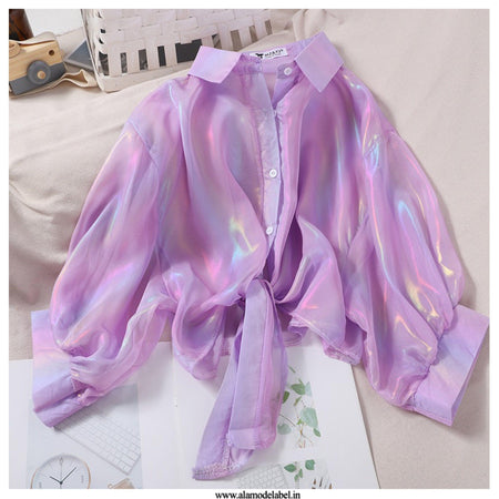 Lilac - Bentley Holographic Shirt