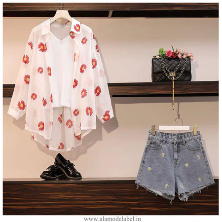 Sunflower 3 Piece Set - Alamode By Akanksha