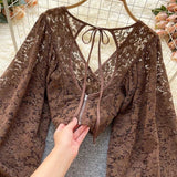 Silvia Luxury Lace Blouse - Alamode By Akanksha