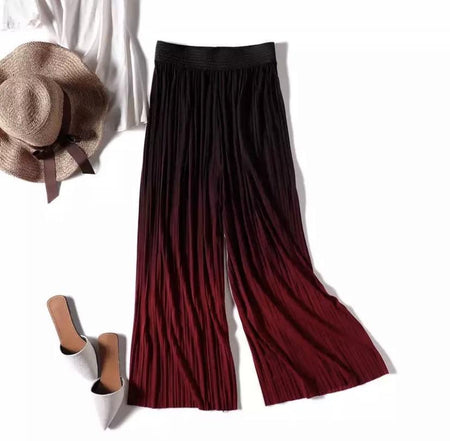 Gradient Pleated Pants - Alamode By Akanksha