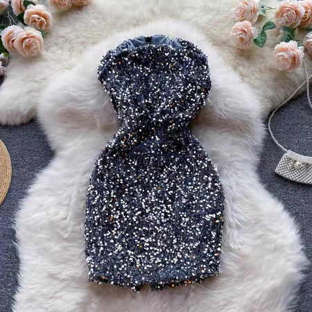 Helly Party Sequined Dress - Alamode By Akanksha