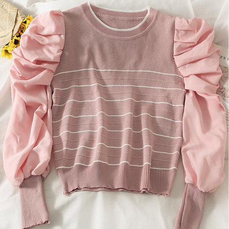 Pink - Laurent Statement Blouse