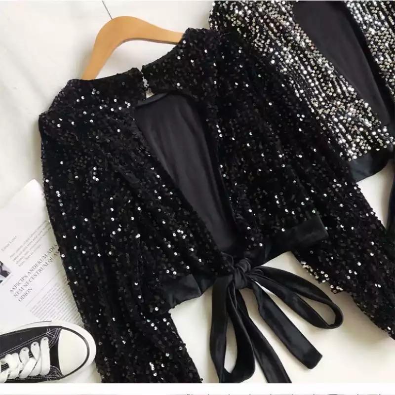Ibiza Sequined Party Blouse - Alamode By Akanksha