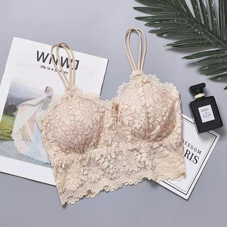 Beige - Jimmy Lace Bralette