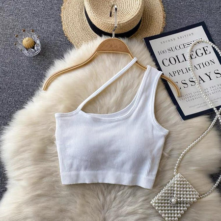 White - Hailey crop tops
