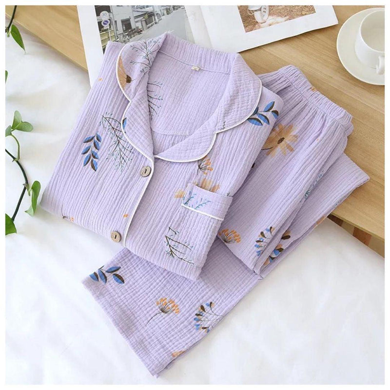 Lilac Dreams Nightset - Alamode By Akanksha