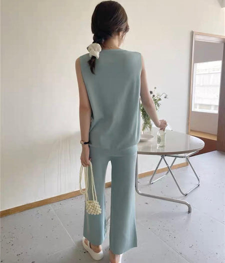 Jemmy Ribbed Coord Set - Alamode By Akanksha