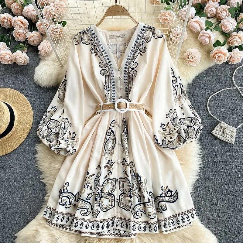 Marigold Vintage Dress - Alamode By Akanksha