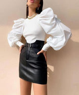 Puffed Sleeve Bradshaw Blouses - Alamode By Akanksha