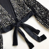 Ibiza Sequined Party Blouse - Alamode By Akanksha