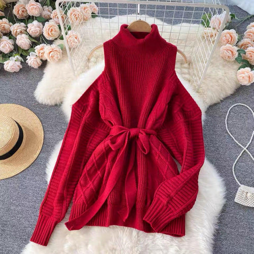 Labea Cold Shoulder Sweater - Alamode By Akanksha
