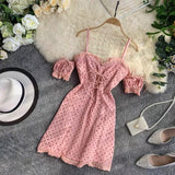 Onelone Eyelet Dress - Alamode By Akanksha