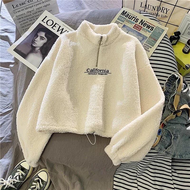 Gauster Fuzzy Sweatshirt - Alamode By Akanksha