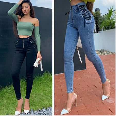 Roger Laced Denims - Alamode By Akanksha