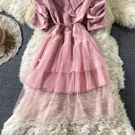 Siluvet Blazer Dress - Alamode By Akanksha