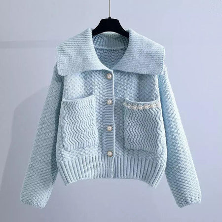 Blue - Larene Statement Pullover