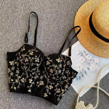 Misto Embroidered Bustier - Alamode By Akanksha