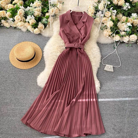 Rust - Yang Statement Dress