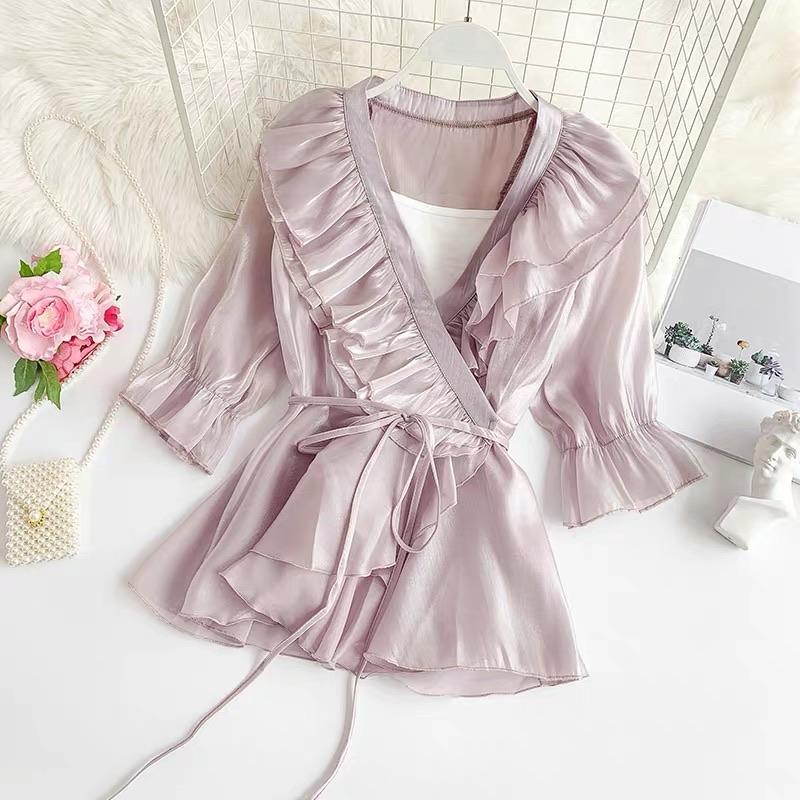 Outhouse Ruffled Blouses - Alamode By Akanksha