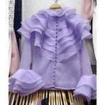 Henry Ruffled Formal Blouse - Alamode By Akanksha
