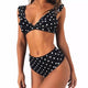 Polka Ruffled Bikinis - Alamode By Akanksha