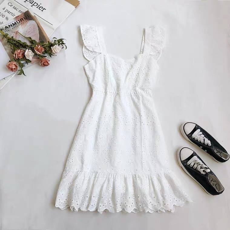 Mykonos Eyelet Dress - Alamode By Akanksha