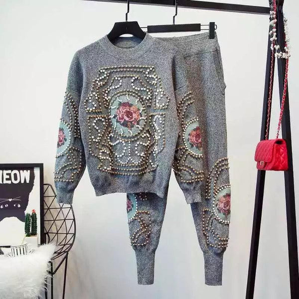 Jison Luxury Embroidered Tracksuit - Alamode By Akanksha