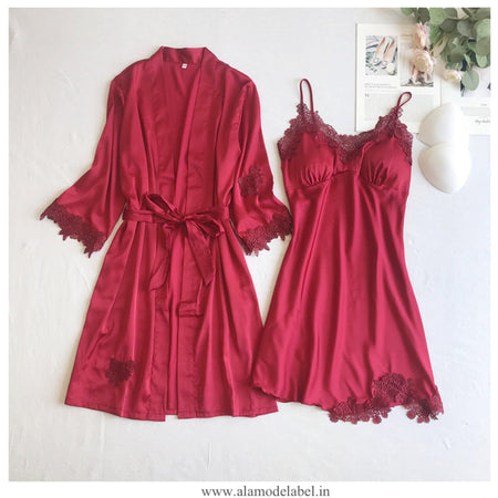 Anastasia Luxury Loungewear Set - Alamode By Akanksha