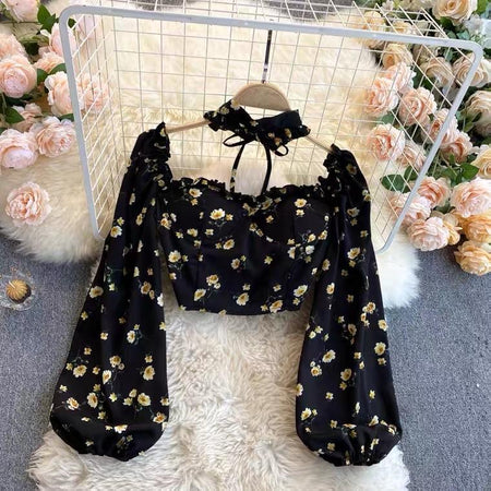 Black - Armenia Choker Top