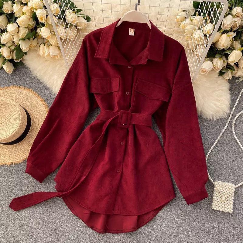 Blater Corduroy Shirt - Alamode By Akanksha