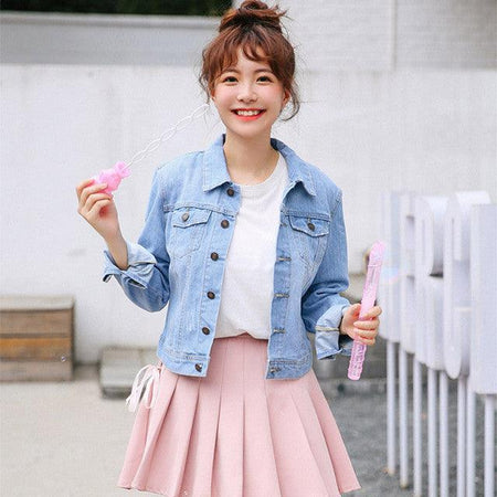 Classic Denim Jacket in Blue - Alamode By Akanksha