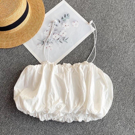 White - Samandra Crop Tops