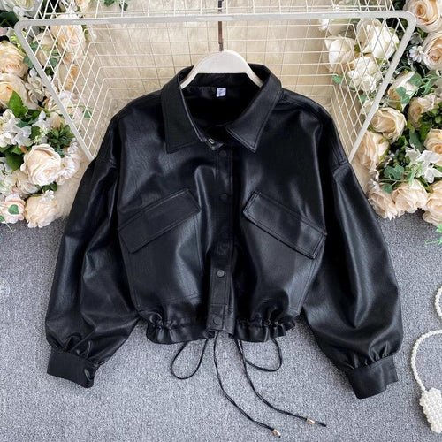 Moss PU Jacket - Alamode By Akanksha