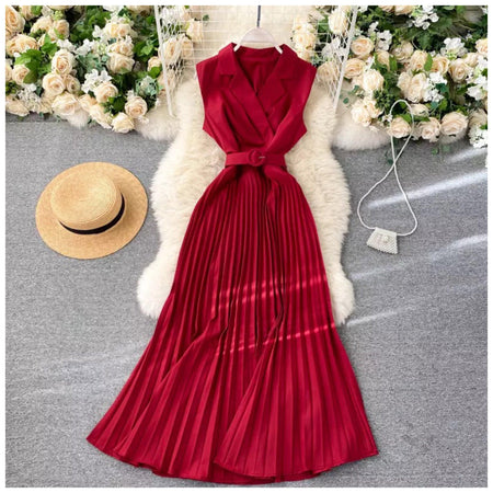 Red - Yang Statement Dress