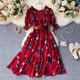 Cerda Belted Floral Dress - Alamode By Akanksha