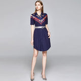 Libya Luxury Scarf Dress - Alamode By Akanksha